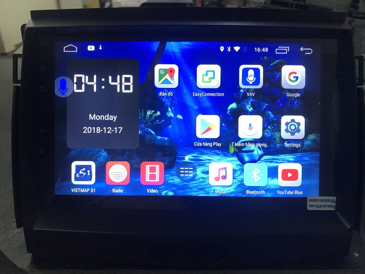 Màn hình DVD Android cho Ford Ranger Wildtrak 2018